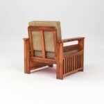 Aariv Solid Sheesham Wood 1 Seater Sofa Chair with Natural Teak Finish for Living Room & Bedroom - Image 6