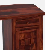 Alden Sheesham Wood Study Table in Scratch Resistant Provincial Teak Finish - Image 8