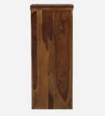 Aldrich Sheesham Wood Bar Cabinet in Scratch Resistant Smoked Oak Finish - Image 9