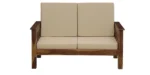 Alveron Modern Solid Sheesham Wood 2 Seater Sofa - Image 4