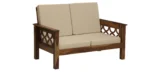 Alveron Modern Solid Sheesham Wood 2 Seater Sofa - Image 6