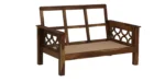 Alveron Modern Solid Sheesham Wood 2 Seater Sofa - Image 7