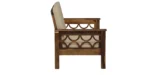 Alveron Modern Solid Sheesham Wood 2 Seater Sofa - Image 9