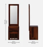 Arden Sheesham Wood Dresser in Natural Honey Finish - Image 3