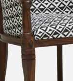 Ashford Sheesham Wood Coffee Table Set in Rustic Teak Finish With 2 Chairs - Image 4