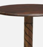 Ashford Sheesham Wood Coffee Table Set in Rustic Teak Finish With 2 Chairs - Image 9