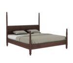 Ashton Sheesham Wood Bed Without Storage in Provincial Teak Finish - Image 4