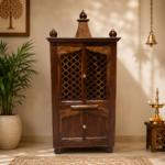 Aster Solid Sheesham Wood Temple with Timeless Traditional Style