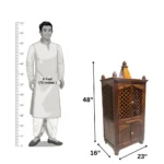 Aster Solid Sheesham Wood Temple with Timeless Traditional Style - Image 2