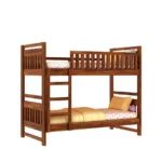 Asteron Solid Wood Twin Over Twin Bunk Bed - Image 5