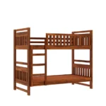 Asteron Solid Wood Twin Over Twin Bunk Bed - Image 4