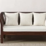 Austin Sheesham Wood 2 Seater Sofa in Honey Finish