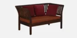 Austin Sheesham Wood 2 Seater Sofa in Honey Finish - Image 6