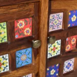 Avelique Solid Sheesham Wood Designer Crockery Cupboard - Image 4