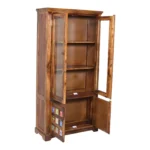 Avelique Solid Sheesham Wood Designer Crockery Cupboard - Image 5