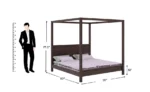 Avelon Sheesham Wood Poster Bed - Image 3