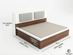 Avelon Sheesham Wood with Hydraulic Storage - Image 3