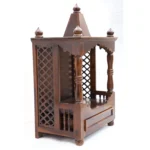 Avena Solid Sheesham Wood Temple with Intricate Wooden Detailing - Image 4