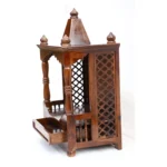 Avena Solid Sheesham Wood Temple with Intricate Wooden Detailing - Image 5