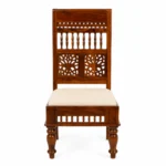 Avira Sheesham Wood 6 Seater Dining Table Set in Natural Finish - Image 5