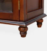 Blackwell Sheesham Wood Bar Cabinet in Scratch Resistant Sable Brown Finish - Image 3