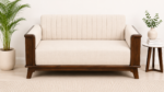 Bravion Luxury Solid Sheesham Wood 2 Seater Sofa