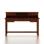 Braxton Sheesham Wood Study Table in Scratch Resistant Golden Oak Finish - Image 2