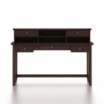 Braxton Sheesham Wood Study Table in Scratch Resistant Golden Oak Finish - Image 8
