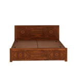 Briston Sheesham Wood Bed with Storage in Walnut Finish - Image 7
