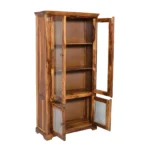 Brivana Solid Sheesham Wood Contemporary Crockery Unit - Image 6