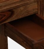 Brixton Sheesham Wood Study Table with Spacious Storage in Honey Oak Finish - Image 9