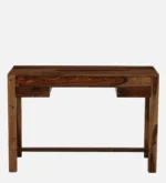 Brixton Sheesham Wood Study Table with Spacious Storage in Honey Oak Finish - Image 6