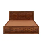 Calisto Sheesham Wood Bed with Drawer Storage in Honey Finish - Image 4