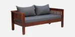 Camden Sheesham Wood 2 Seater Sofa in Antique Teak Finish - Image 4