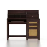 Camden Sheesham Wood Study Table in Scratch Resistant Rich Mahogany Finish - Image 4