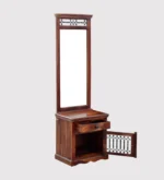 Carlin Sheesham Wood Dresser with Mirror in Walnut Finish - Image 5