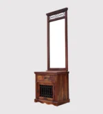 Carlin Sheesham Wood Dresser with Mirror in Walnut Finish - Image 6
