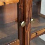 Carson Sheesham Wood Crockery Cabinet with Shelves in Teak Finish - Image 6