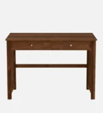 Carver Sheesham Wood Writing Study Table in Rich Walnut Finish - Image 5