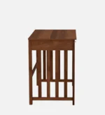 Carver Sheesham Wood Writing Study Table in Rich Walnut Finish - Image 6