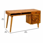 Casa Aurevon Solid Sheesham Wood Designer Study Desk - Image 6