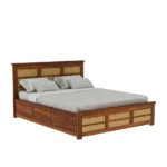 Cassidy Solid Wood Bed with Drawer Storage - Image 4
