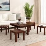 Compact Coffee Table with Storage Space