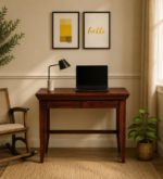 Compact Sheesham Wood Study Table for Small Spaces