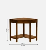 Contemporary Sheesham Wood Writing Table - Image 3
