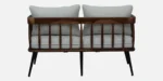 Corvexa Modern Wooden Frame 2 Seater Sofa - Image 8