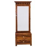 Creston Sheesham Wood Dresser in Honey Oak Finish - Image 4
