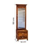 Creston Sheesham Wood Dresser in Honey Oak Finish - Image 3