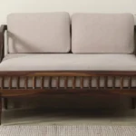 Dalton Sheesham Wood 2 Seater Sofa in Rich Walnut Finish