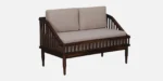 Dalton Sheesham Wood 2 Seater Sofa in Rich Walnut Finish - Image 5